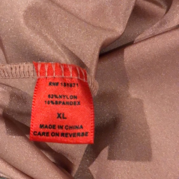 New Pink Spandex Short Romper - Picture 3 of 4